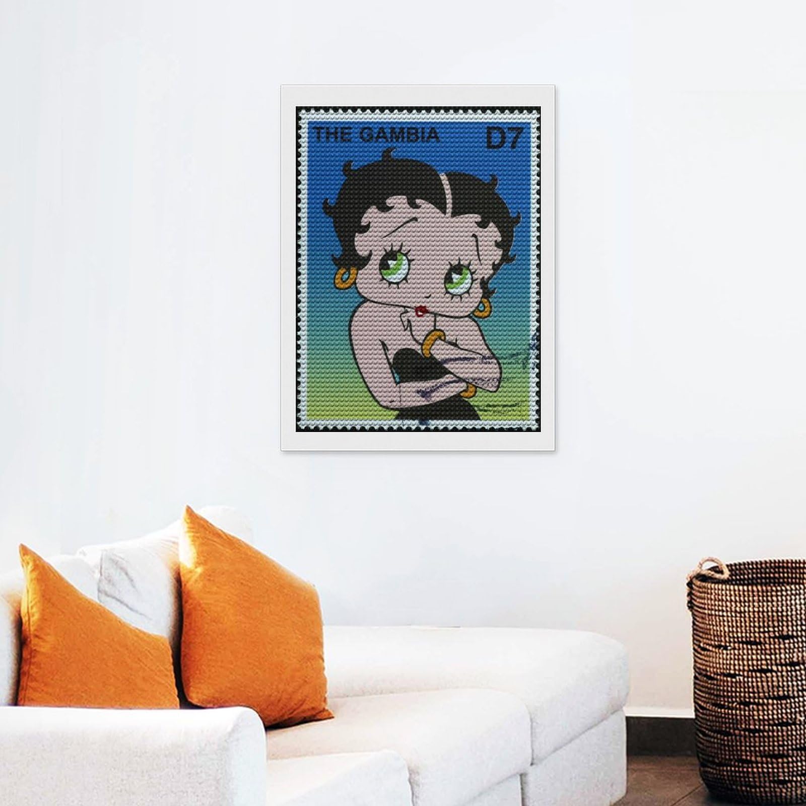 ベティちゃん　絵　額付き ベティちゃん 絵 額付き ベティちゃん 絵 額付き